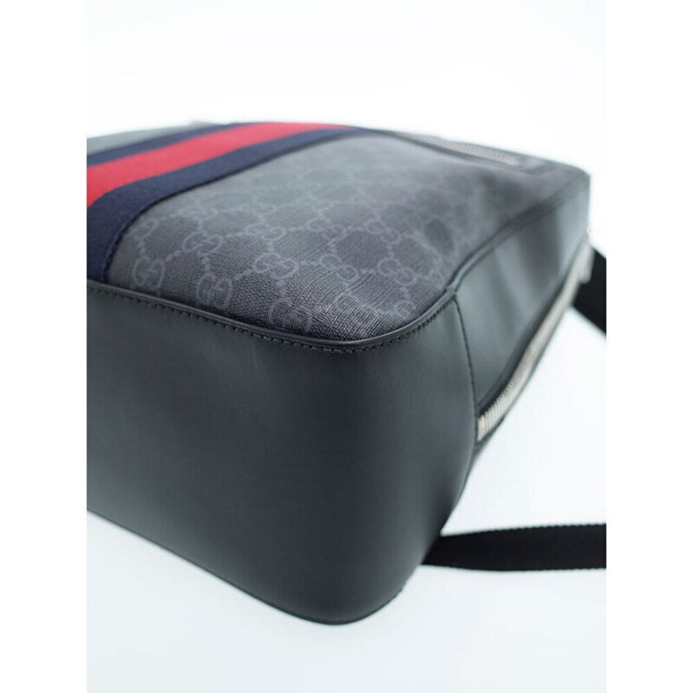 Gucci GG Backpack monogram Supreme black canvas - Picture 9 of 9